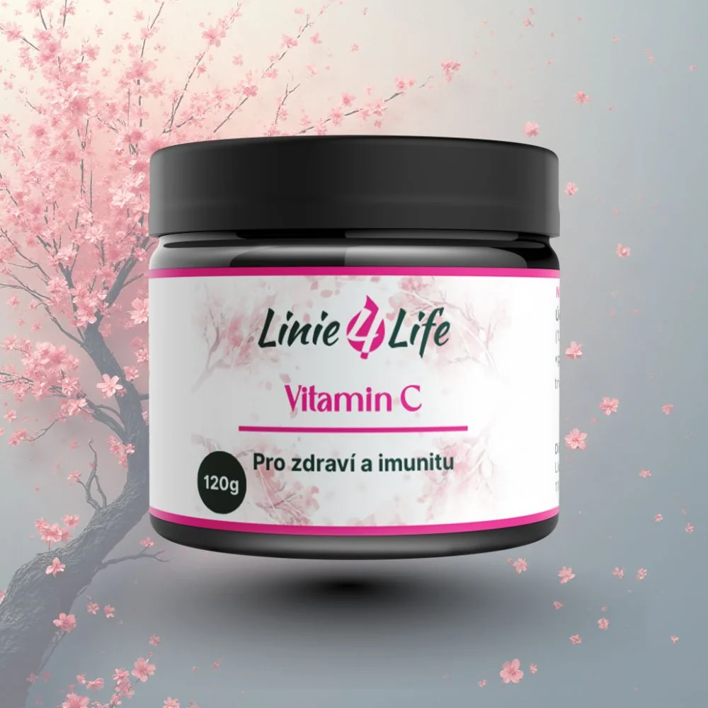 Linie4Life VITAMÍN C 1000 mg 120 g Sypký prášek bez plnidel
