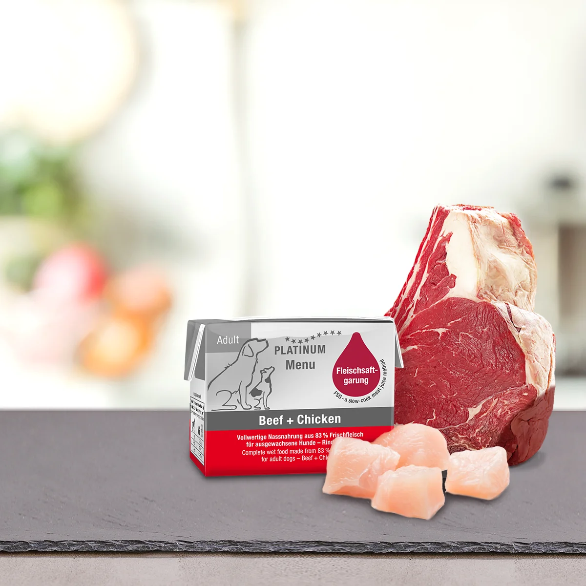 Platinum Menu Beef & Chicken – hovädzie + kuracie 90 g