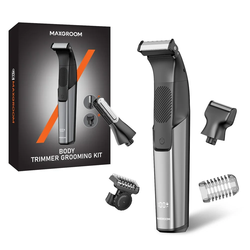 MaxGroom JK-319 multifunkčný zastrihávač 4v1, čierny