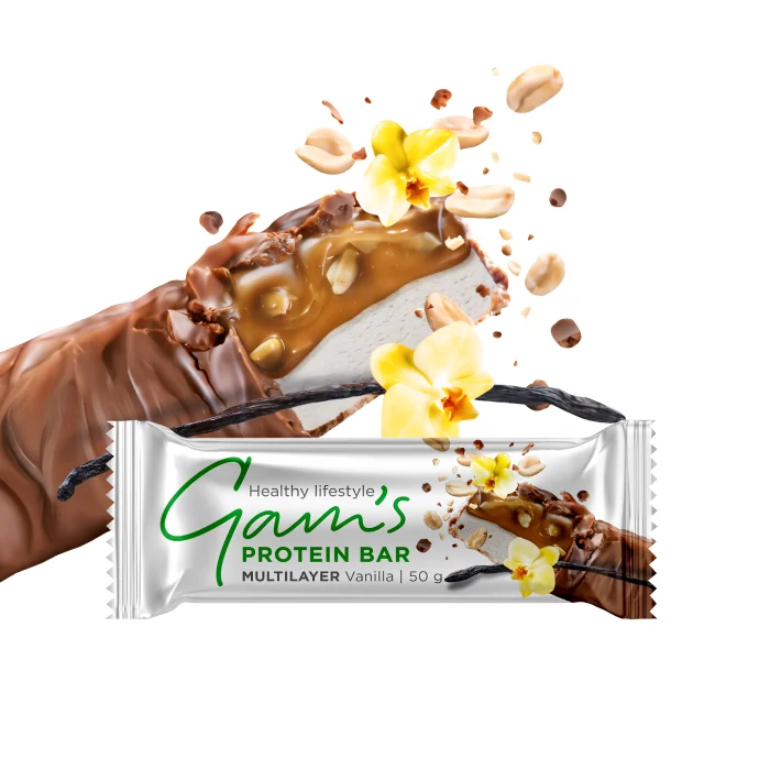 Gam's Proteín Multilayer Tyčinka Vanilka 50 g
