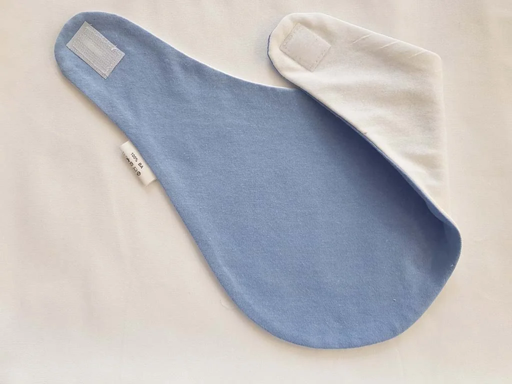 DAUBNER Podbradník bavlnený Blue 1×1 ks