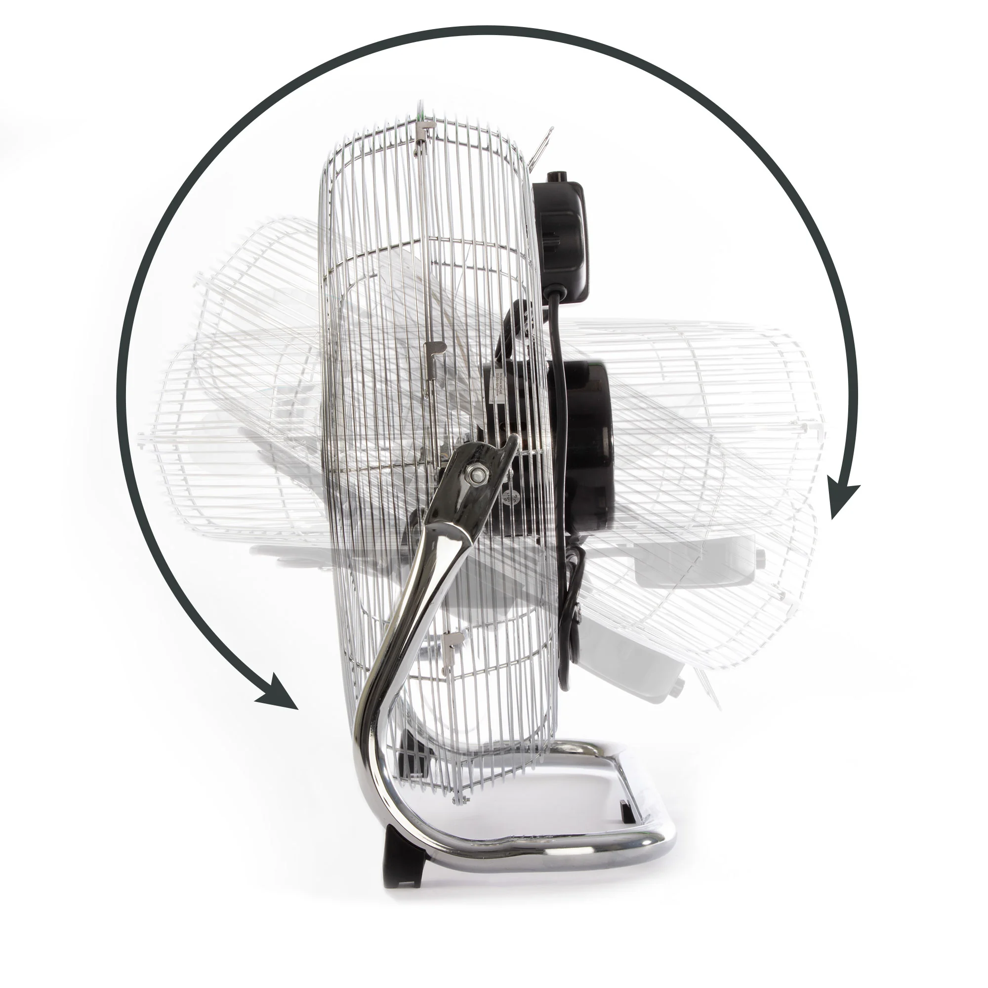 ProfiCare VL 3067 BK podlahový ventilátor 50 cm čierny