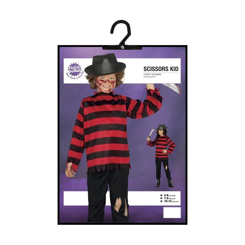 Kostým Freddy Krueger 10-12 rokov