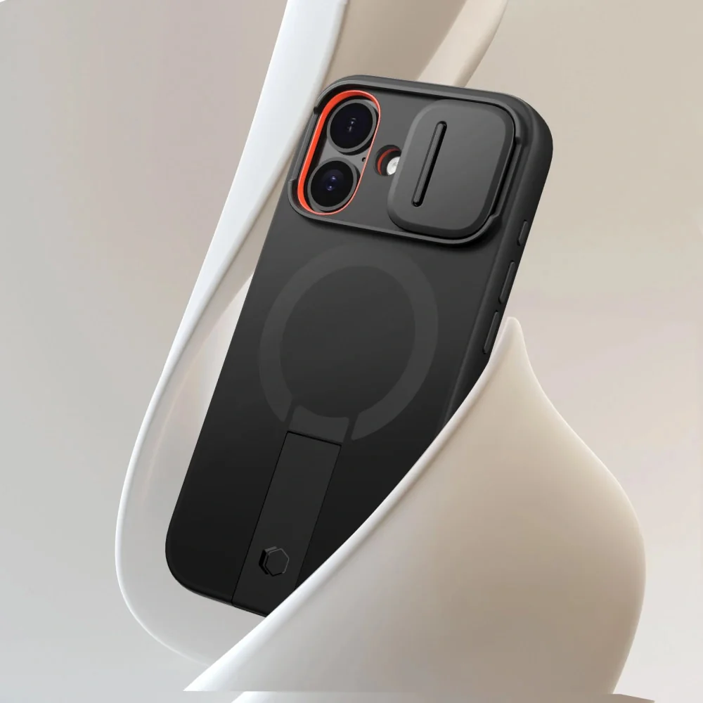 Tech-Protect Kevlar Aura MagSafe kryt na iPhone 17, čierny