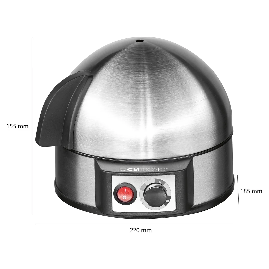 Clatronic EK 3321 nerezový varič vajec pre 7 vajec