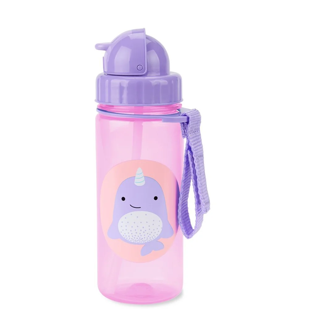 Zoo Hrnček so slamkou PP bez PVC a BPA Narval 12m+