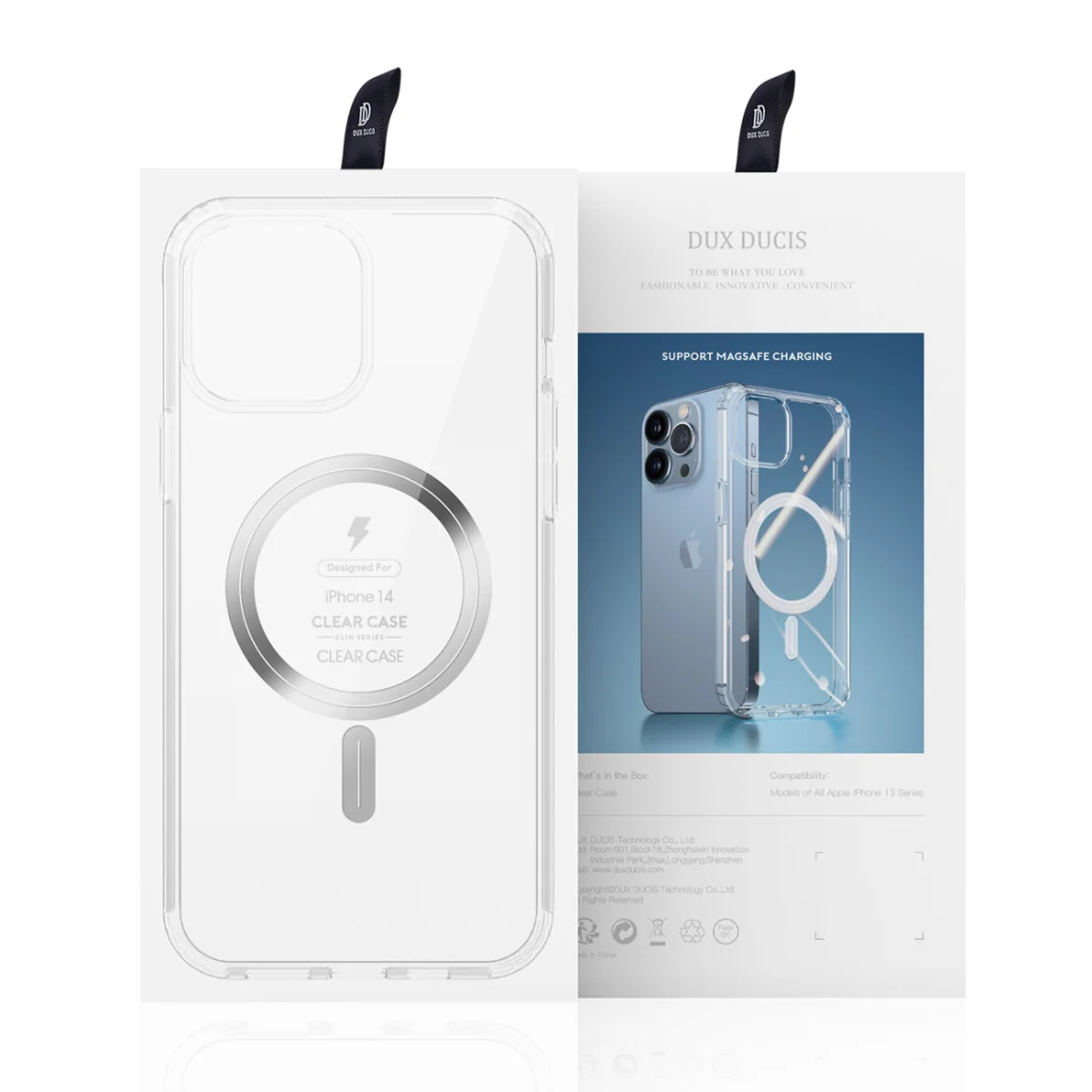Dux Ducis Clin MagSafe kryt na iPhone 14 Plus, priesvitný