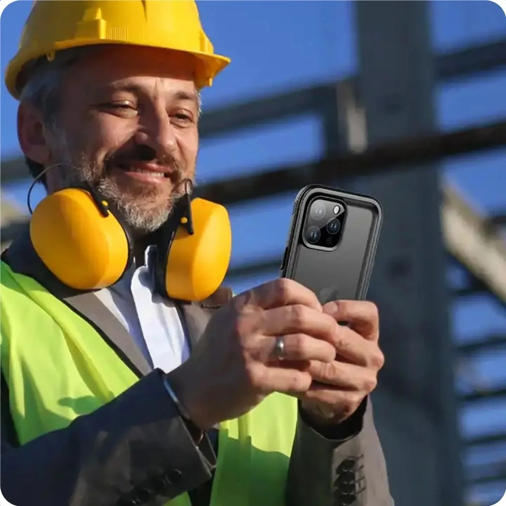 Tech-Protect Shellbox IP68 kryt na iPhone 15, čierny
