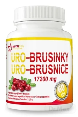 NUTRICIUS URO - BRUSNICE 1×60 tbl, výživový doplnok