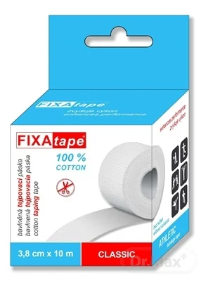 FIXAtape tejpovacia páska CLASSIC 1×1 ks, bavlnená 3,8 cm x 10 m