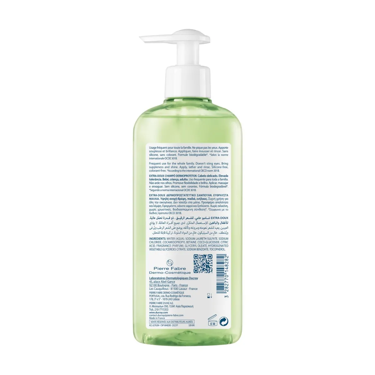 DUCRAY EXTRA-DOUX SHAMPOOING 1×400 ml, šampón