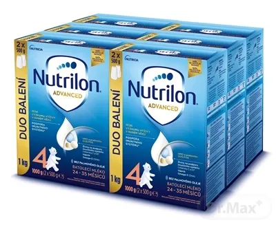 Nutrilon Advanced 4 6×1000 g, dojčenské mlieko