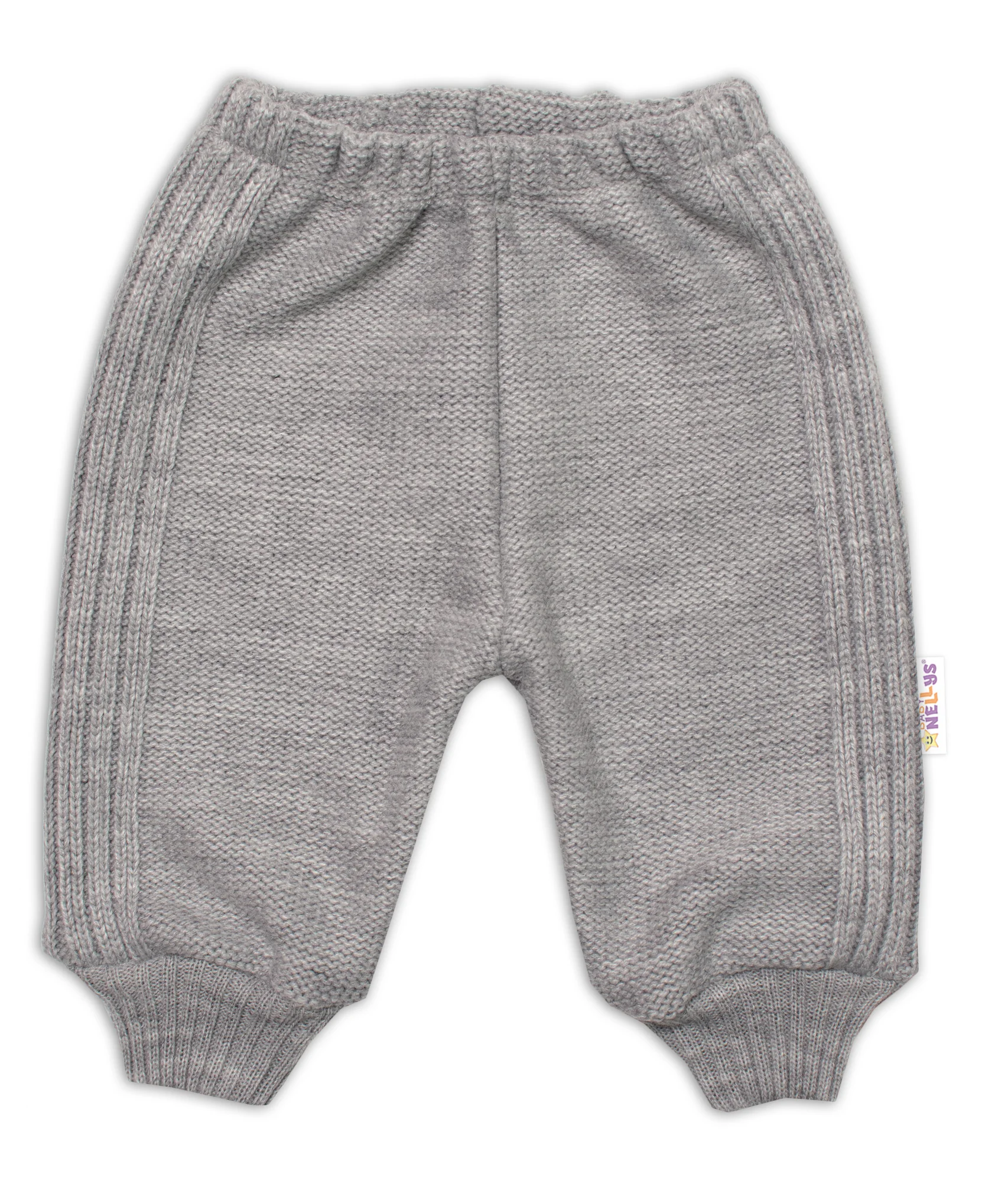 5-dielna pletená sada Baby Nellys, Boy, body, nohavice, sveter, čiapka, motýlik - šedá,68