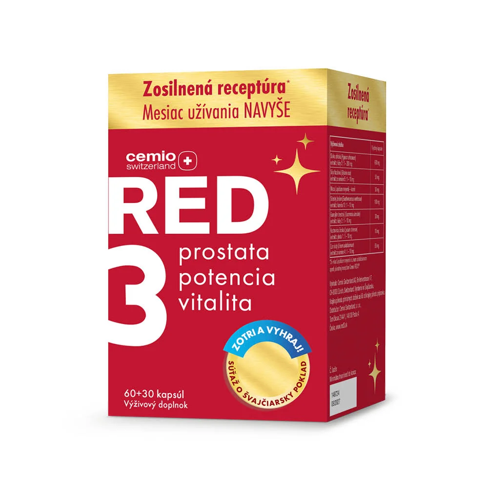 Cemio RED3 cps. 60+30 darček 90 cps