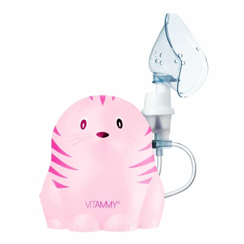 VITAMMY Gattino A1503 detský inhalátor, ružový