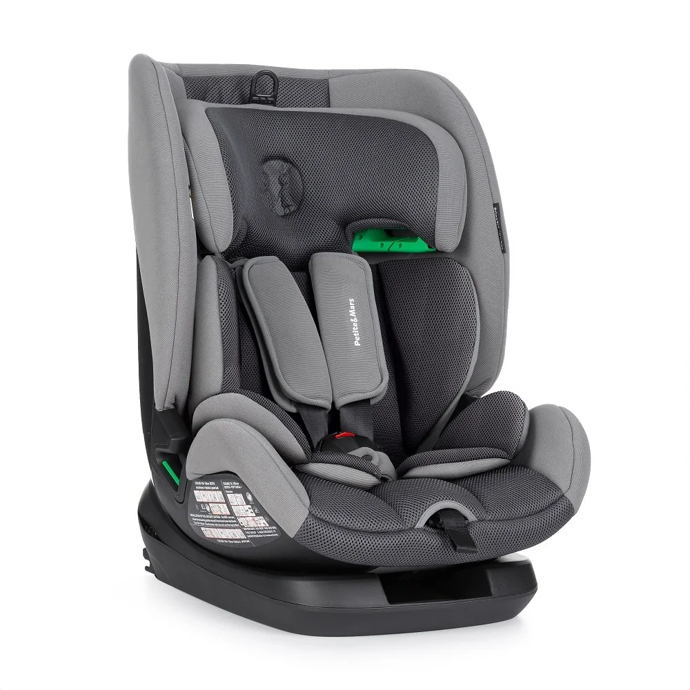 Petite&Mars Prime Pro i-Size AIR autosedačka 76–150 cm (9–36 kg) Grey