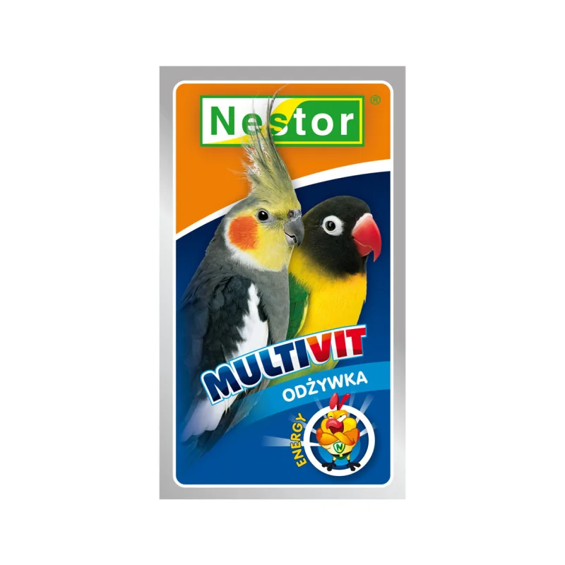 NESTOR MULTIVIT ENERGY multivitamíny pre korely a veľké papagáje 20g