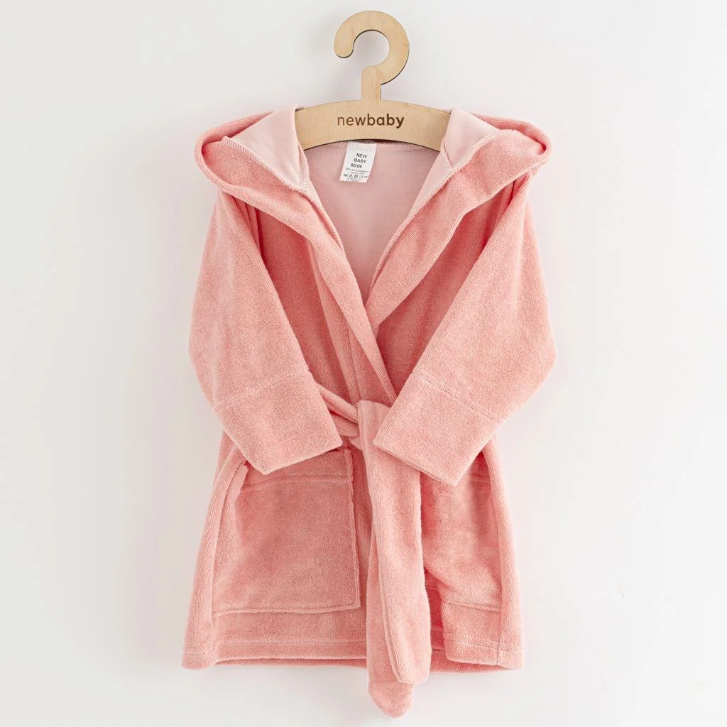 Detský froté župan New Baby Comfortably pink 116/122, 20C56729