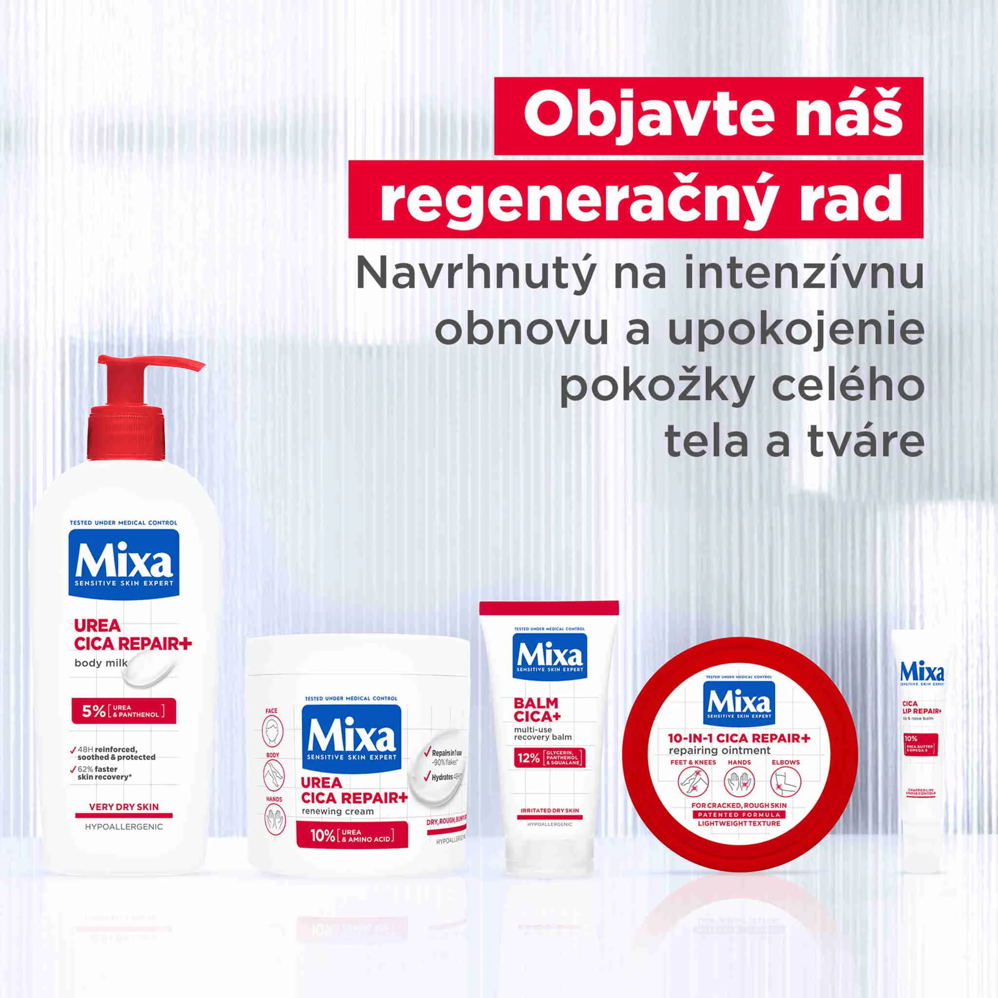 Mixa Cica Lip Repair+, balzam na pery a nos, 10 % bambuckého masla a OMEGA 9, vhodný na pery a nos,
hypoalergénny, 10 ml. 10 ml