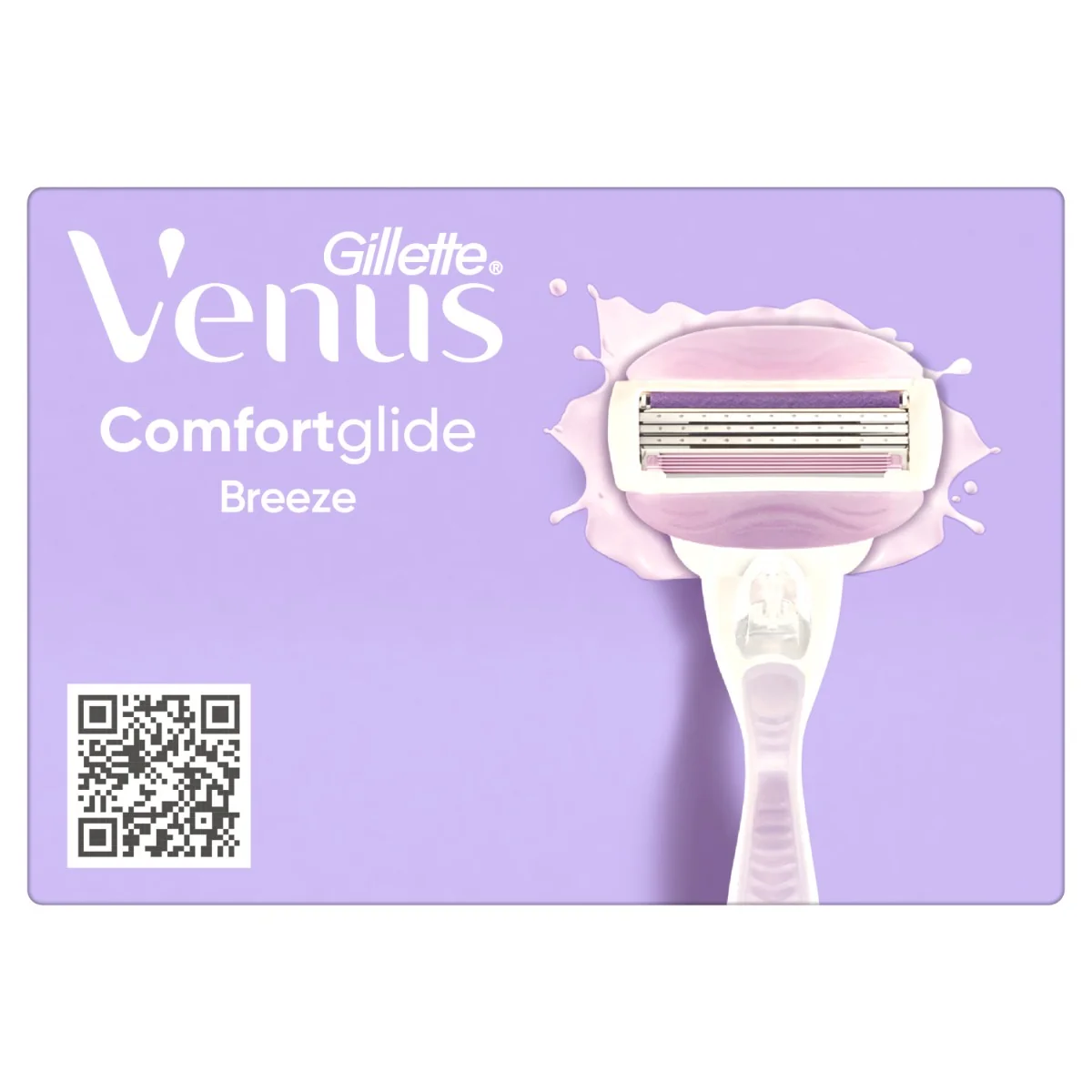 VENUS COMFORTGLIDE BREEZE STROJCEK+6NH 1×1 ks, dámsky holiaci strojček + 6 náhradných hlavíc