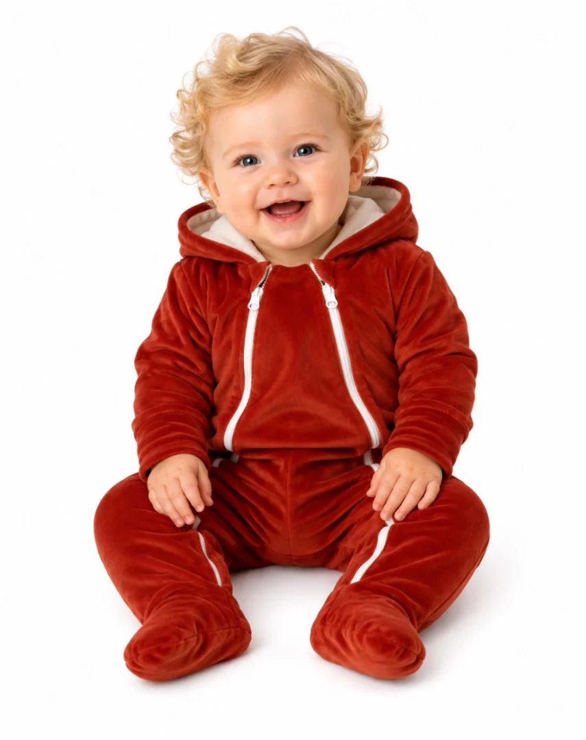 Dojčenský overal VELVET, Baby Fox - hnědý, veľ. 68