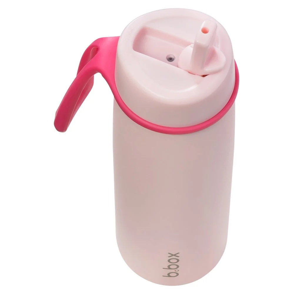 Nerezová termofľaša so slamkou 690 ml pink paradise