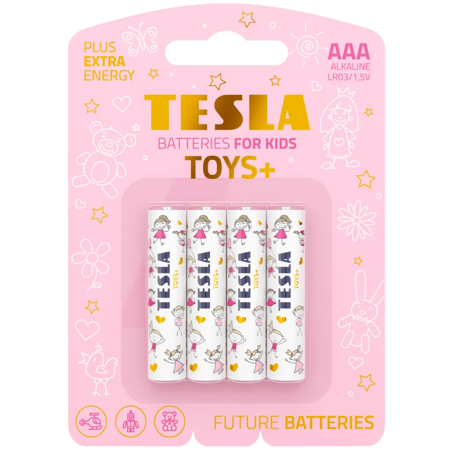 Tesla TOYS+ GIRL AAA alkalická batéria 4ks 1099137295