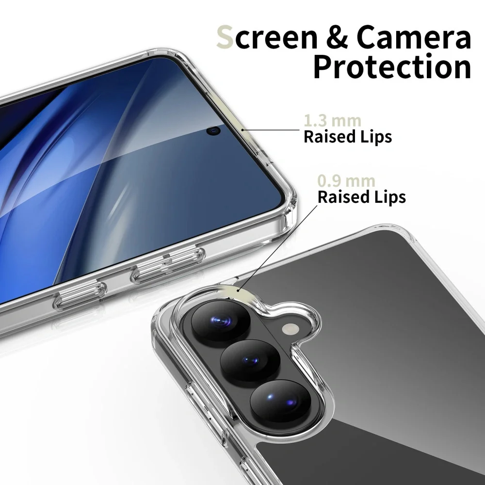 Tech-Protect FlexAir Hybrid kryt na Samsung Galaxy S26 Plus, priesvitný ý