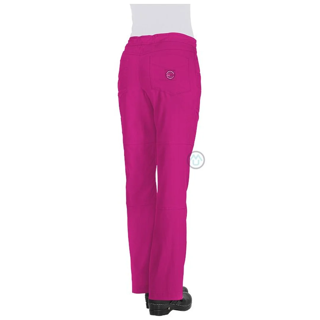 Dámske pracovné nohavice LITE PEACE vo farbe magenta L
