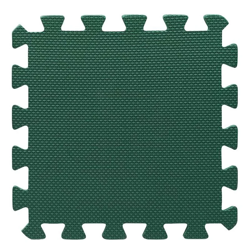 Podložka hracia puzzle Dark Green 90x90 cm