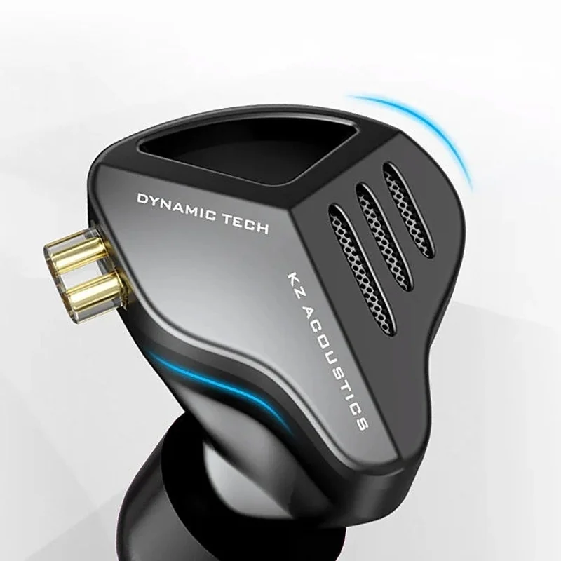 KZ ZVX dynamické HiFi slúchadlá do uší, čierné