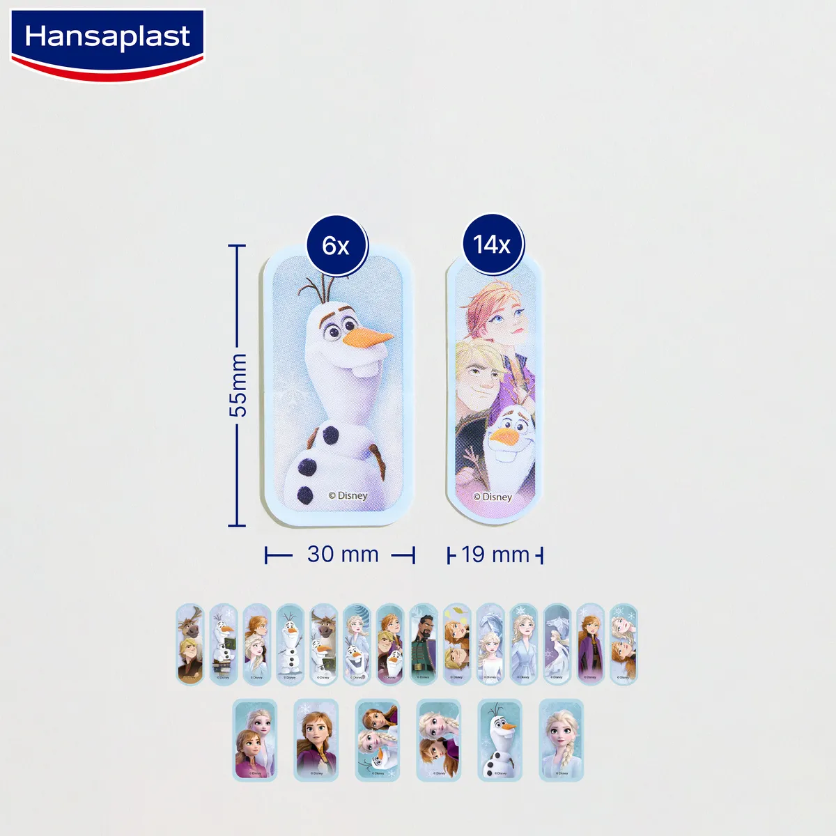 Hansaplast Junior Frozen 1×20 ks, náplasť