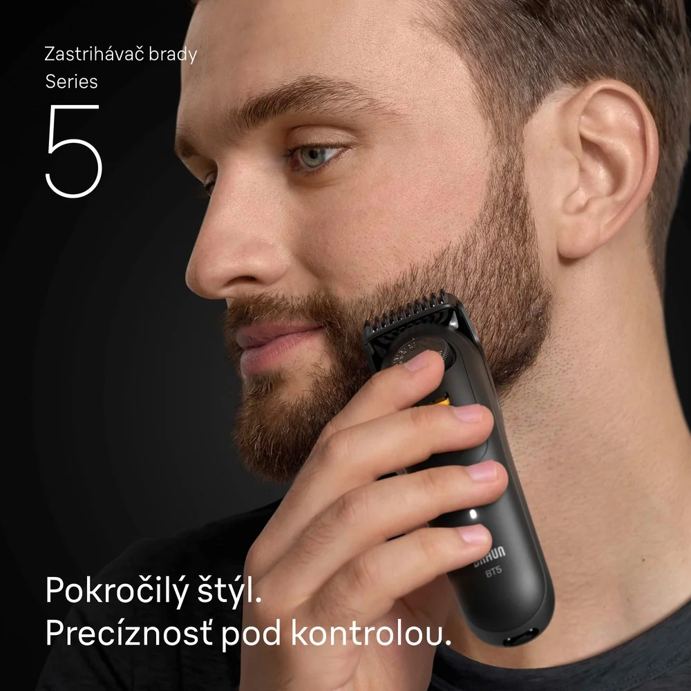 Braun BT5520 Series 5 zastrihávač brady, 4 stylingové nadstavce 1 set