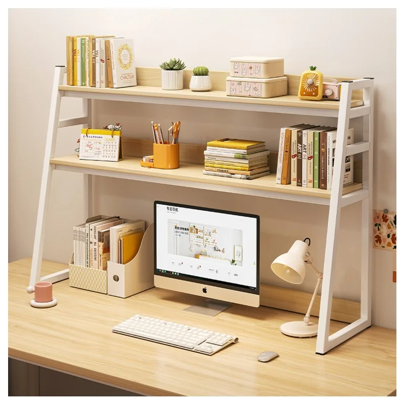 Livefy polica na stôl Shelfy 95x32x90cm, biela