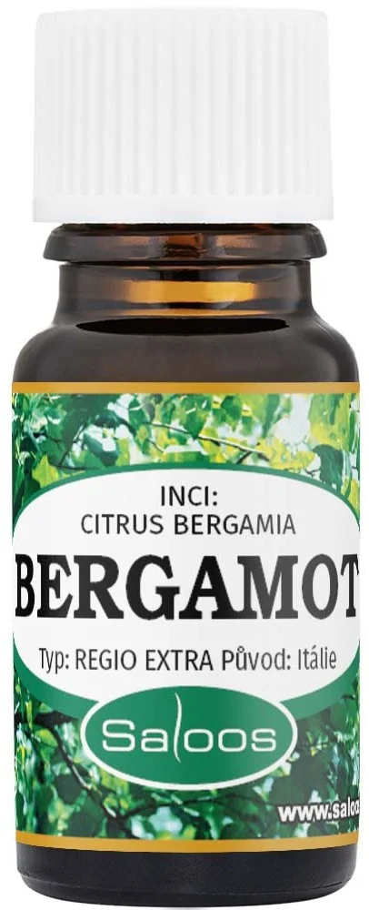 SALOOS Éterický olej 100% prírodný BERGAMOT 1×10 ml, éterický olej