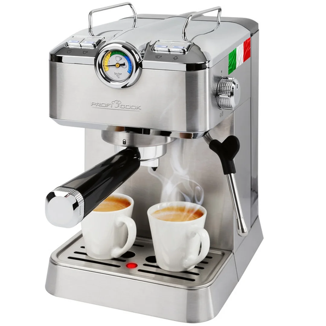 ProfiCook ES-KA 1267 pákový espresso kávovar 2v1, 20 bar, Nespresso kapsule