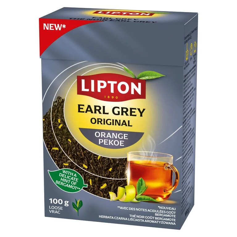 LIPTON Earl Grey Loose 100GX12 - sypaný čaj 100 g