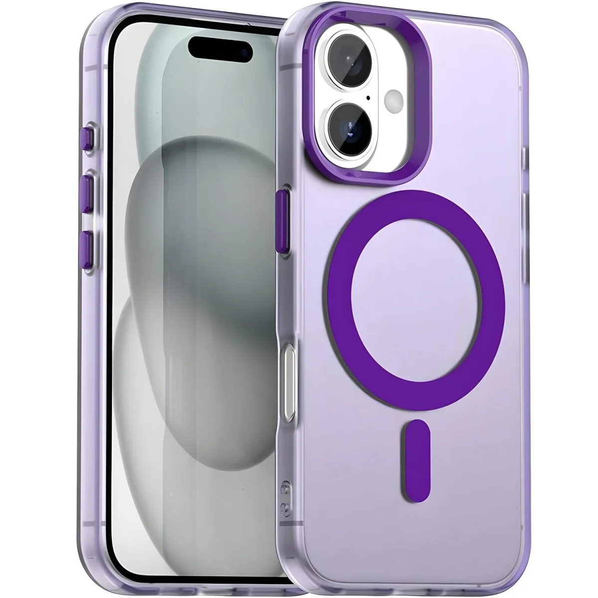 Puzdro Techsuit CandyCase MagSafe pre iPhone 17 Fialová
