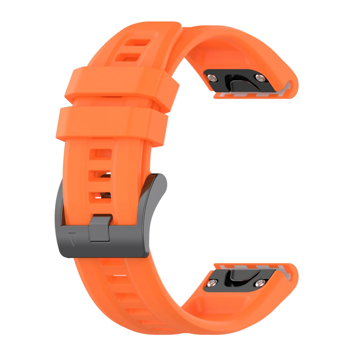 BStrap Silicone Carson remienok na Garmin Fenix 5 / 6 / 6 Pro / 7 / 8 / E 47mm, orange / E 47mm, orange