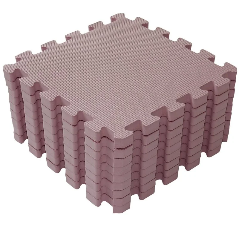 Hracia podložka Puzzle Dusty Rose 90x90 cm