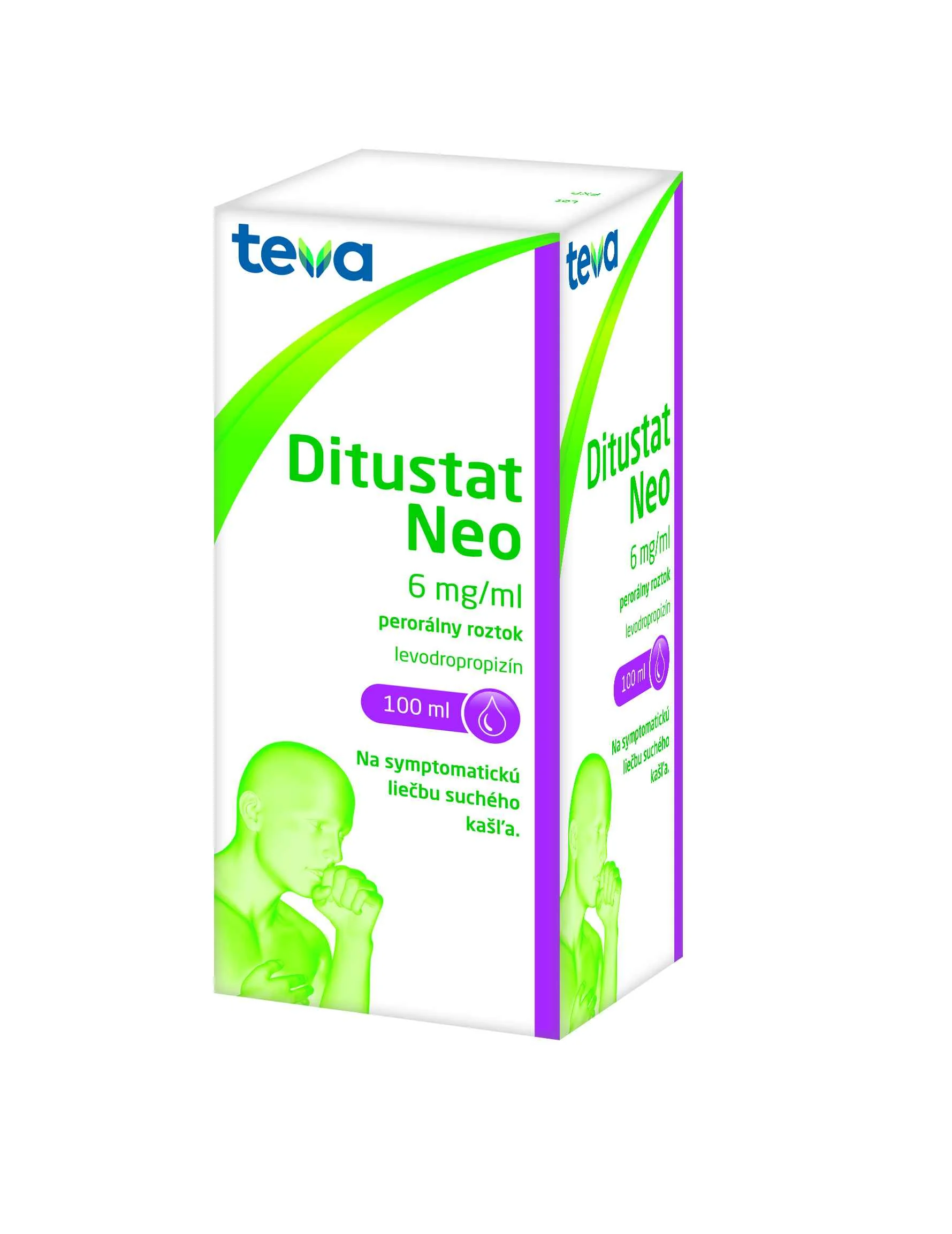DITUSTAT NEO SOL POR 100ML 1×100 ml, liek proti kašľu