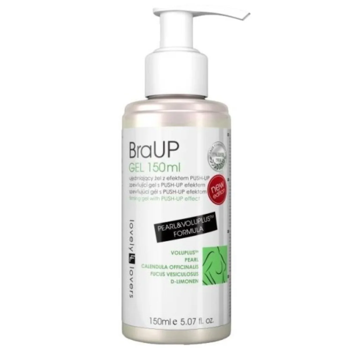 Gél na spevnenie pŕs LovelyLovers BraUP Pearl&Voluplus formula 150ml
