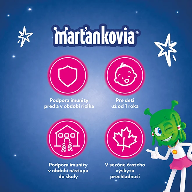 WALMARK Marťankovia PROimun 1×150 ml, sirup na imunitu