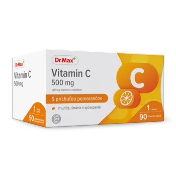 Dr.Max Vitamin C 500 mg 1×90 tbl, žuvacie tablety