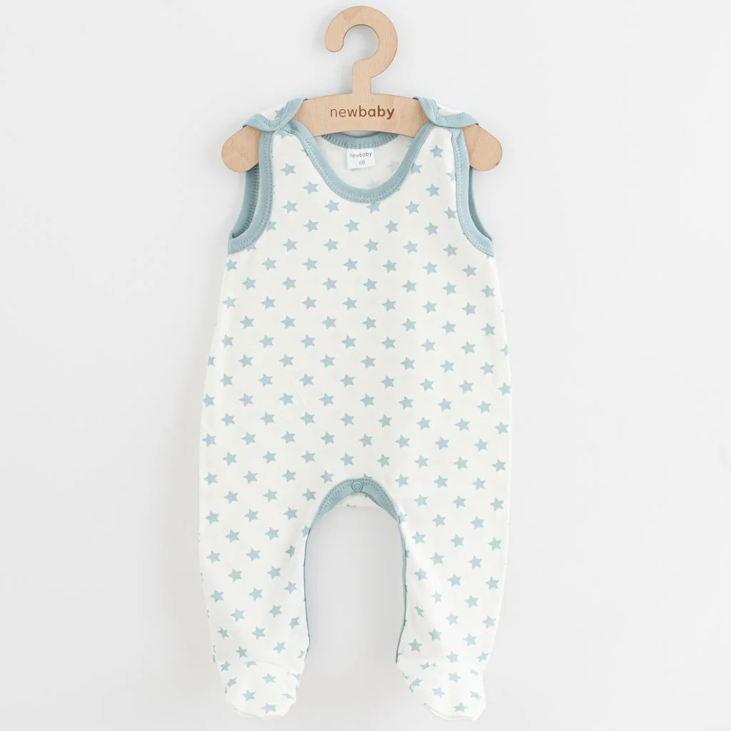 Dojčenské dupačky Classic II hviezdy mätové, vel. 80 (9-12m)