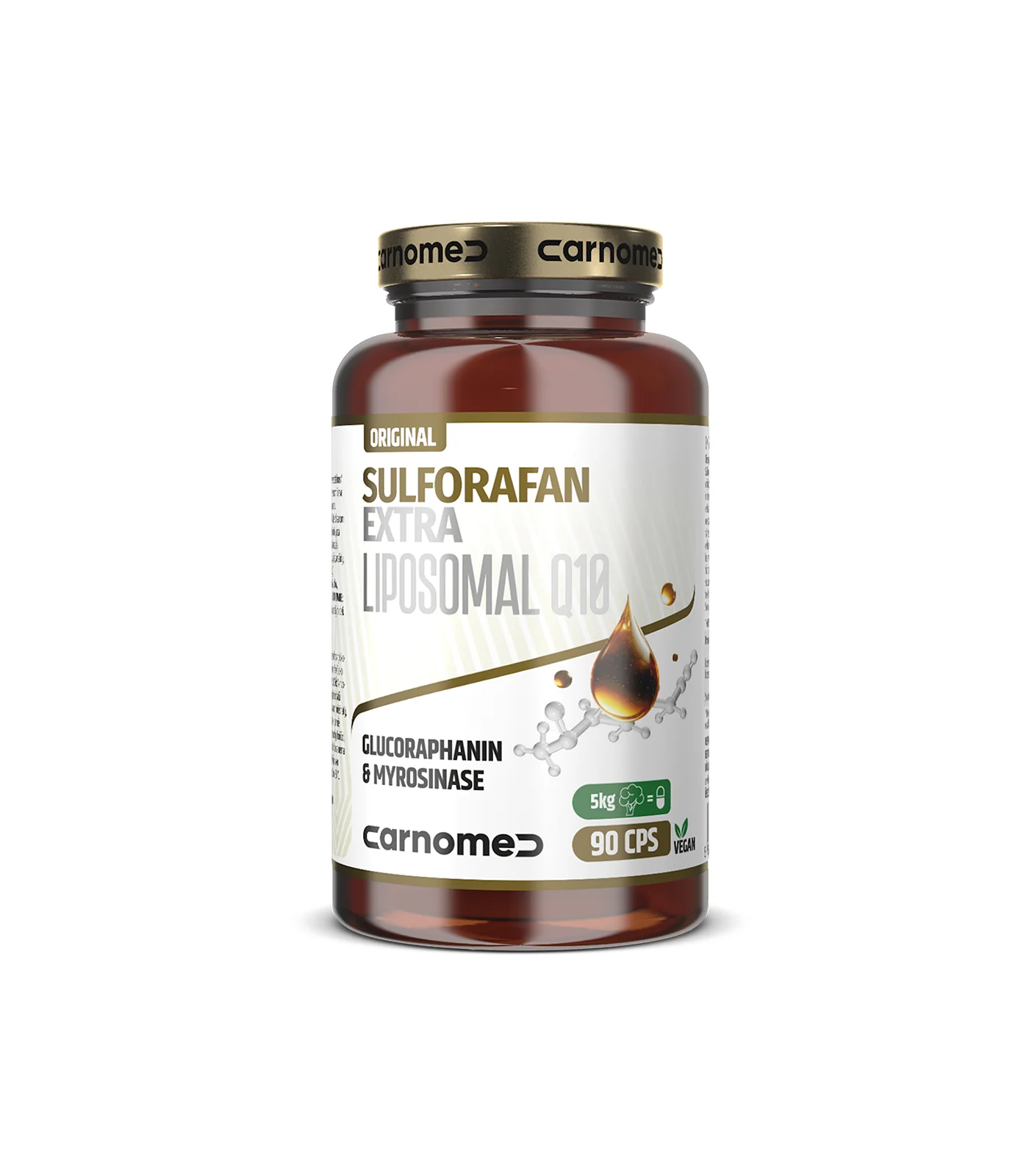 CarnoMed Sulforafan EXTRA Liposomal Q10 90 cps