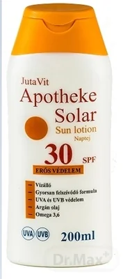 JutaVit Apotheke Solar Sun lotion 30 SPF 1×200 ml, opaľovacie mlieko