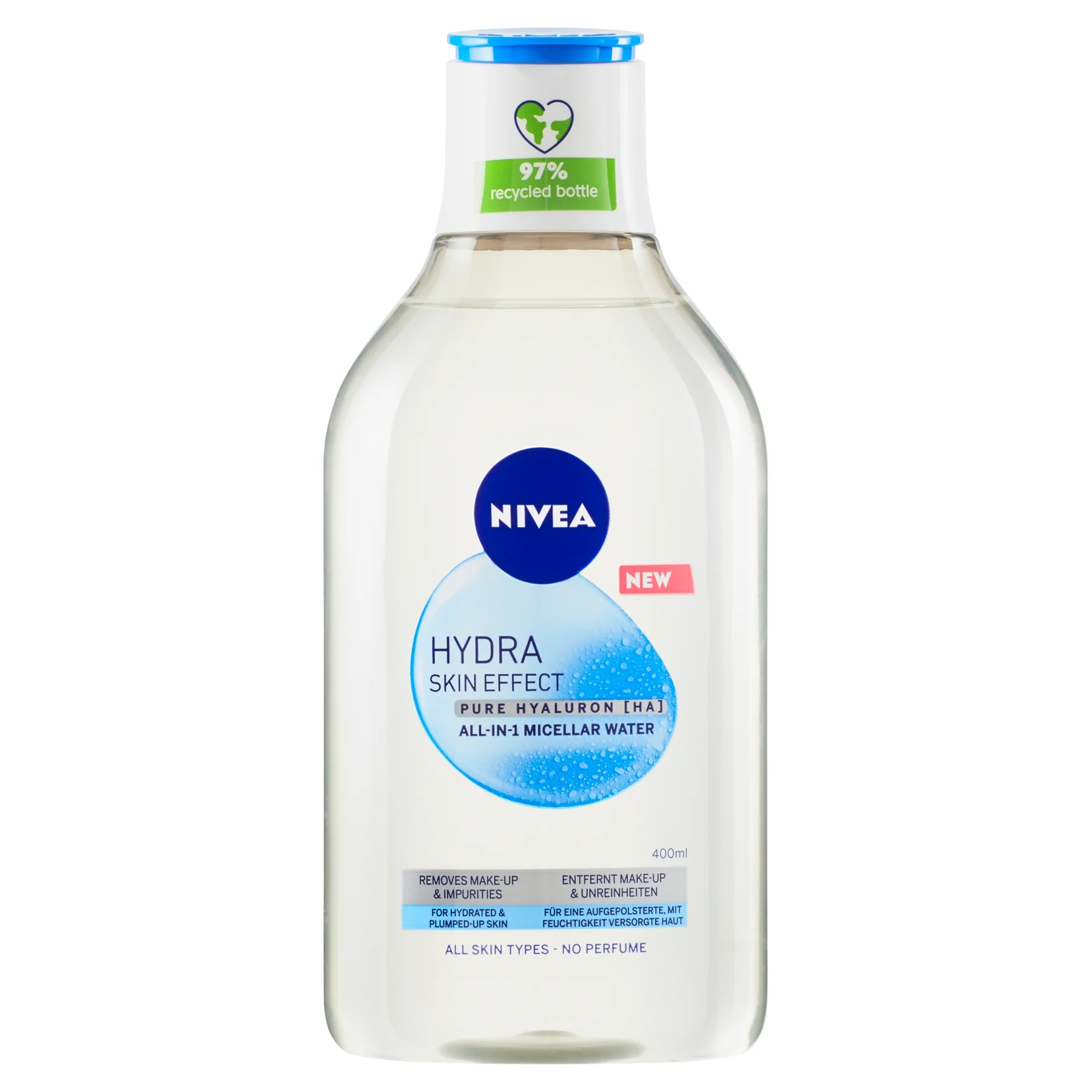 NIVEA Micelárna voda Hydra Skin Effect 400ml 1×400 ml, micelárna voda