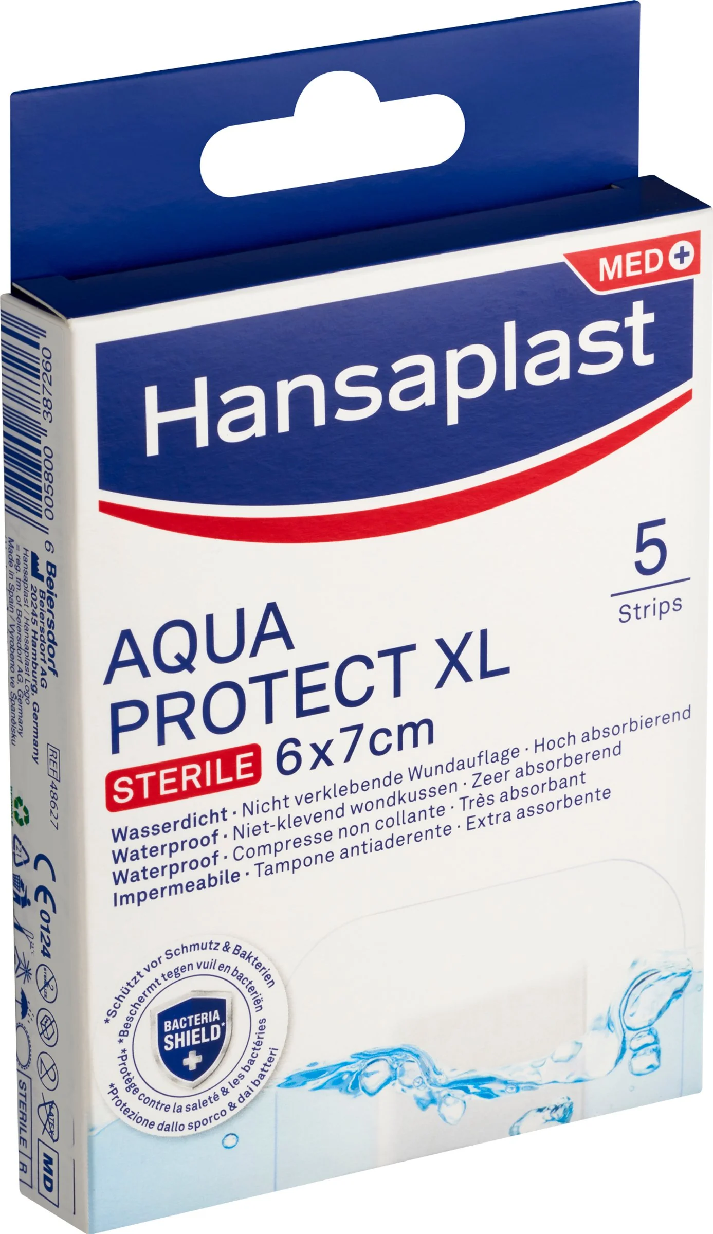 Hansaplast Aquaprotect XL náplast 1×5 ks, náplasti