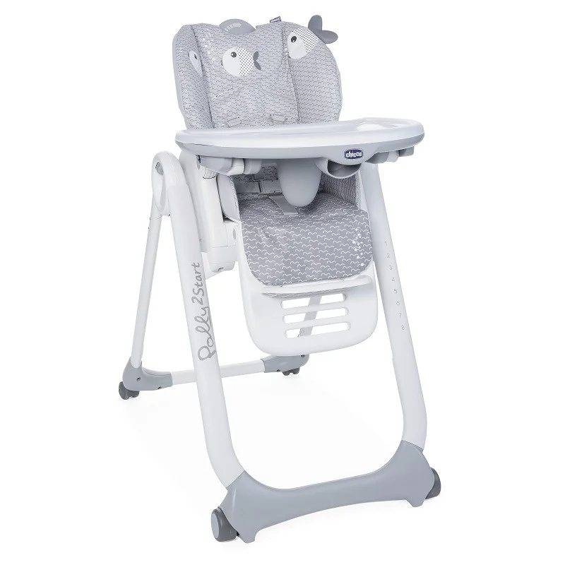 CHICCO Stolička jedlálenská Polly2Start - Dots 1×1 ks